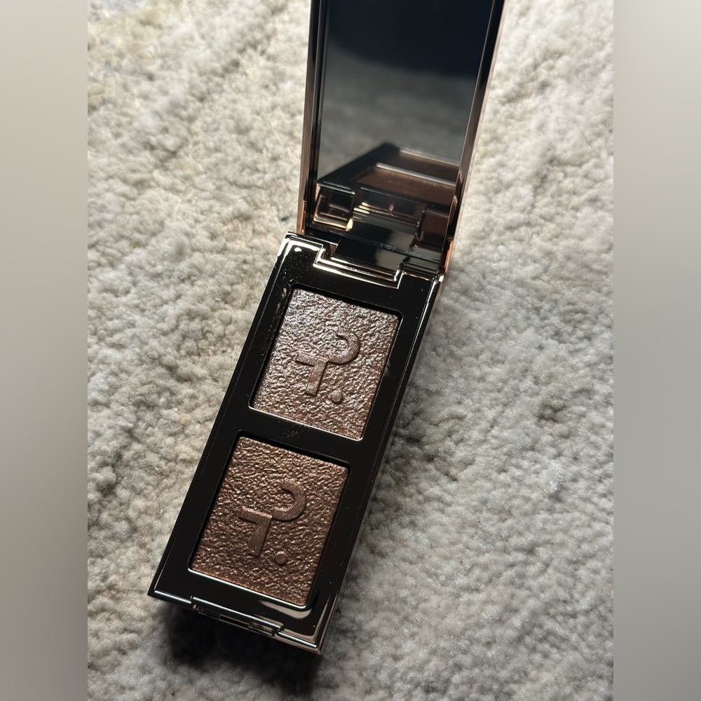 Patrick Ta Brown Eyeshadow Duo with Metallic Finish